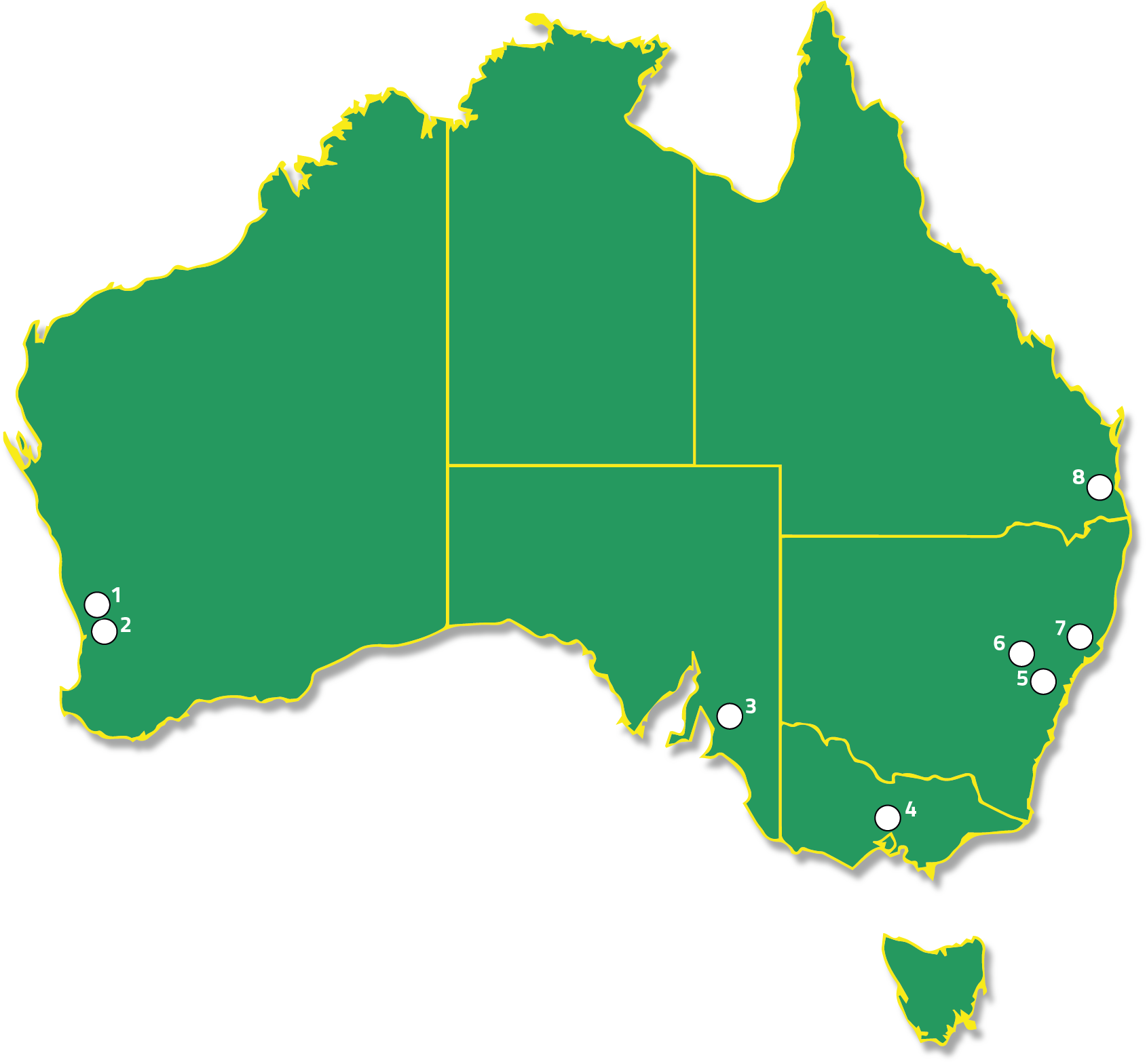 Map of Australia